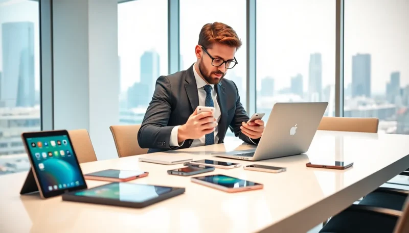 mobile services manager installing apps